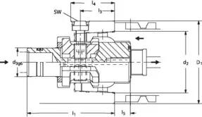 RÖHM Einbauspannsatz DIN69893-HSK-C40