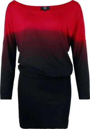 Kurzes Kleid für Damen  schwarz/rot "RED by EMP" von RED by EMP