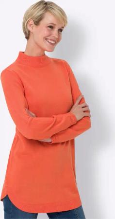 Sieh an! Strickpullover Longpullover