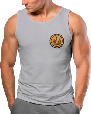 Neverless Tanktop Herren Tank-Top Wald Bäume