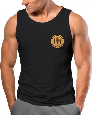 Neverless Tanktop Herren Tank-Top Wald Bäume