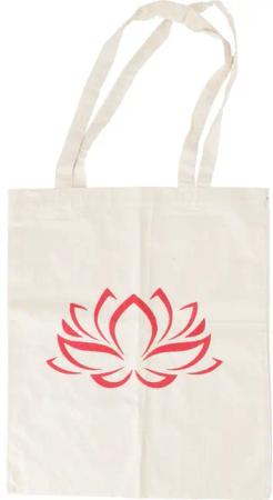 Guru-Shop Schultertasche Lotus Tragetasche aus Baumwolle,
