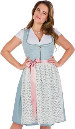 Alpenfee Tracht Dirndl Midi Dirndl 2tlg.
