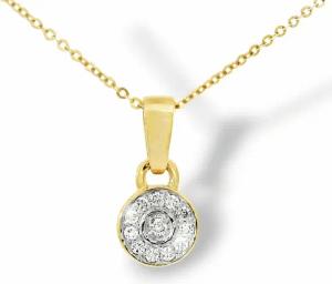 ECLANTA Kette mit Anhänger 585 Gelbgold