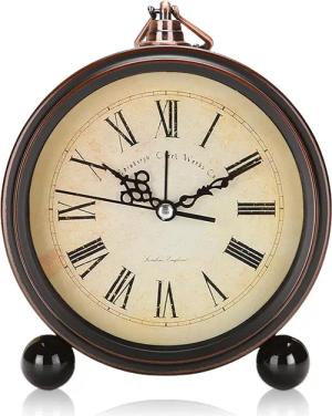 BlingBin Tischuhr wecker Retro Silent Tischuhr