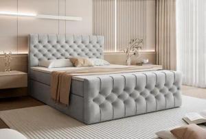 Compleo Boxspringbett MIAMI, H3 Matratze Bonellfederung,