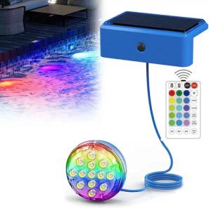 JOYOLEDER Pool-Lampe Magnet, LED Solar Poolbeleuchtung