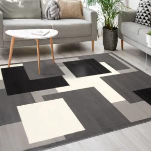 Mazovia Designteppich Modern Teppich Kurzflor Wohnzimmerteppich