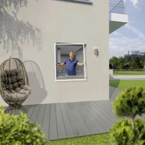 Trend Line Insektenschutz-Fensterrahmen TrendLine Fliegenschutz-Fenster 120