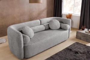 riess-ambiente 3-Sitzer ART DECO 200cm grau