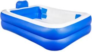 Haushalt International Pool Familien Pool, transparent-blau