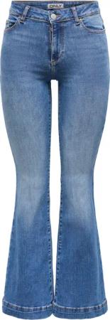 ONLY Bootcut-Jeans "ONLBLUSH MID RETROFLARED DNM DIA550 NOOS"