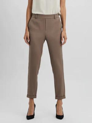 Vero Moda Anzughose "VMMAYA MR LOOSE SOLID PANT NOOS", knöchelfreie Form mit Saumaufschlag