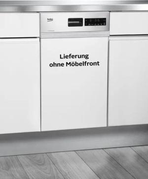 BEKO teilintegrierbarer Geschirrspüler "DSS28021X", 11 Maßgedecke, mit Intensiv 70C