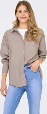ONLY Hemdbluse "ONLZAZIMA L/S LOOSE SHIRT WVN NOOS"