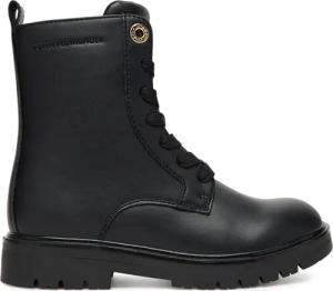 Tommy Hilfiger Schnürstiefeletten Lace-Up Bootie T3A5-34012-1355 S Schwarz