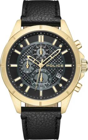 Police PEWGC0054001 Herrenuhr Burbank Chronograph 45mm 5ATM