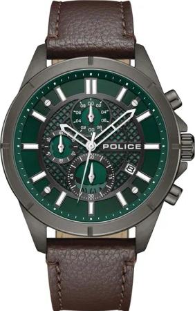 Police PEWGC0054002 Herrenuhr Burbank Chronograph 45mm 5ATM