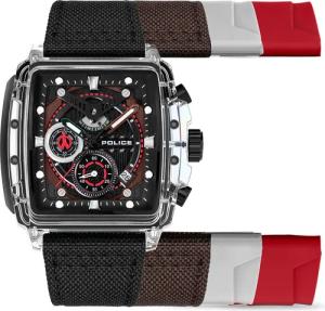 Police PEWGC00770X0 Herrenuhr Clout Set Chrono 43mm 3ATM