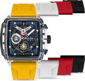 Police PEWGO0052402-SET Herrenuhr Clout Set Chrono 43mm 3ATM