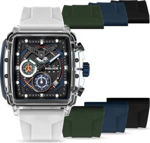 Police PEWGO0052401-SET Herrenuhr Clout Set Chrono 43mm 3ATM