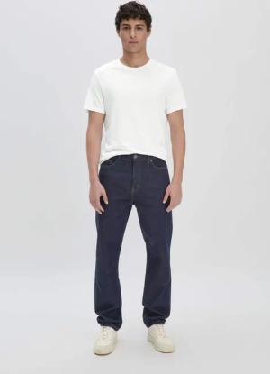 hessnatur Herren Jeans MADS Relaxed Tapered aus Bio-Denim - blau - Größe 33/34