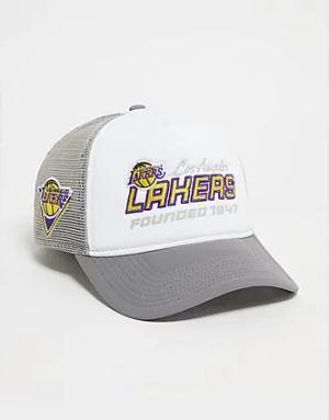 New Era NBA LA Lakers Trucker Cap - Damen, White