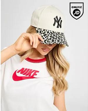 New Era New Era MLB 9FORTY New York Yankees Leopard Visor - Damen, Multi
