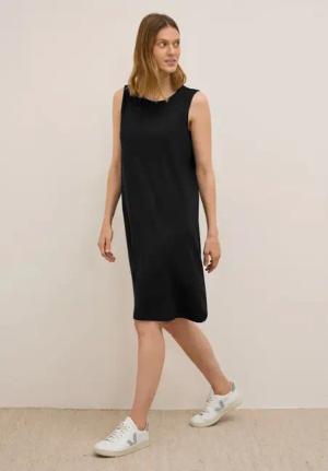 Cecil Damen Ärmelloses Jersey-Kleid in Schwarz, Gr: XXL