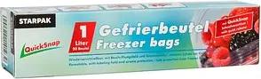 20 STARPAK Gefrierbeutel QuickSnap 1,0 l