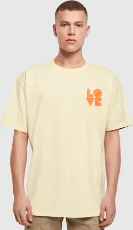 Merchcode Hugs & Love - Heavy Oversize Tee