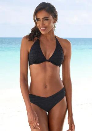 LASCANA Bügel-Bikini-Top Damen schwarz Gr.40 Cup C
