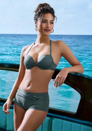 LASCANA Bikini-Hotpants Damen oliv Gr.46