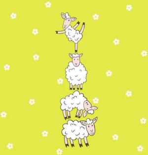 HOME FASHION Papierserviette 20 Servietten Hoppy