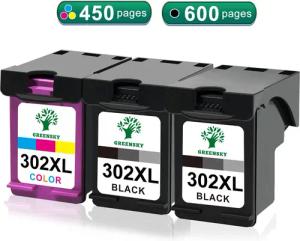 Greensky 2er Druckerpatrone für HP 302