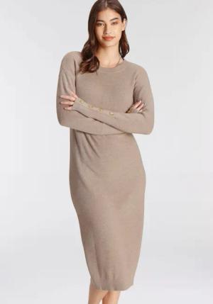 Laura Scott Strickkleid mit Zierknöpfen