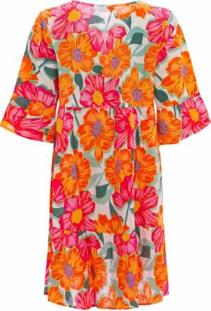 Zwillingsherz Sommerkleid mit floralem Print
