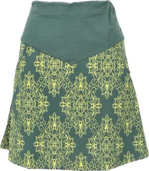 Guru-Shop Minirock Minirock aus Bio-Baumwolle, Boho