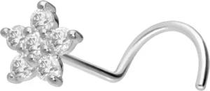 PIERCINGLINE Nasenpiercing 14/18 Karat Gold Nasenstecker