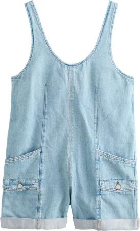 Next Playsuit Denim-Overall aus 100% Baumwolle