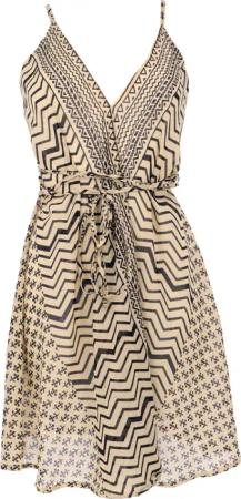 Guru-Shop Midikleid Wandelbares Minikleid aus Baumwolle,..