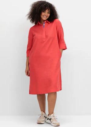 Sheego Etuikleid Hemdblusenkleid