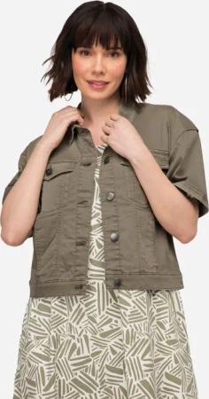 Laurasøn Sommerjacke Jeansjacke oversized weiter Halbarm