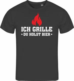 deinshirt Print-Shirt Herren T-Shirt Ich grille