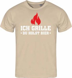 deinshirt Print-Shirt Herren T-Shirt Ich grille