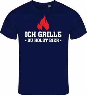 deinshirt Print-Shirt Herren T-Shirt Ich grille
