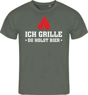 deinshirt Print-Shirt Herren T-Shirt Ich grille
