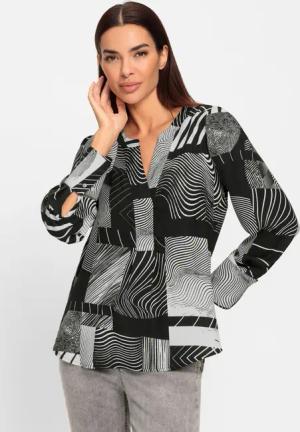 heine Klassische Bluse Druckbluse