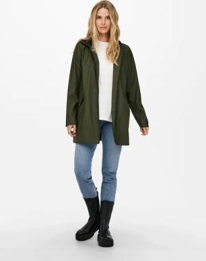 JACQUELINE de YONG Regenjacke Wasserdicht Kapuze