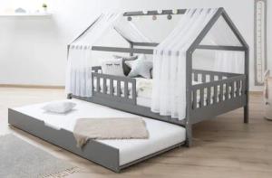 Ticaa Hausbett Kim mit Rausfallschutz und